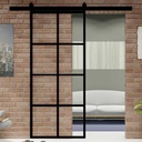 Stumdomos durys su „Rustic“ bėgeliu (2100×1000×40 mm)