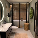 Dušo durys (2000×900×40 mm)